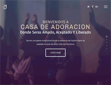 Tablet Screenshot of casadeadoraciontampa.com